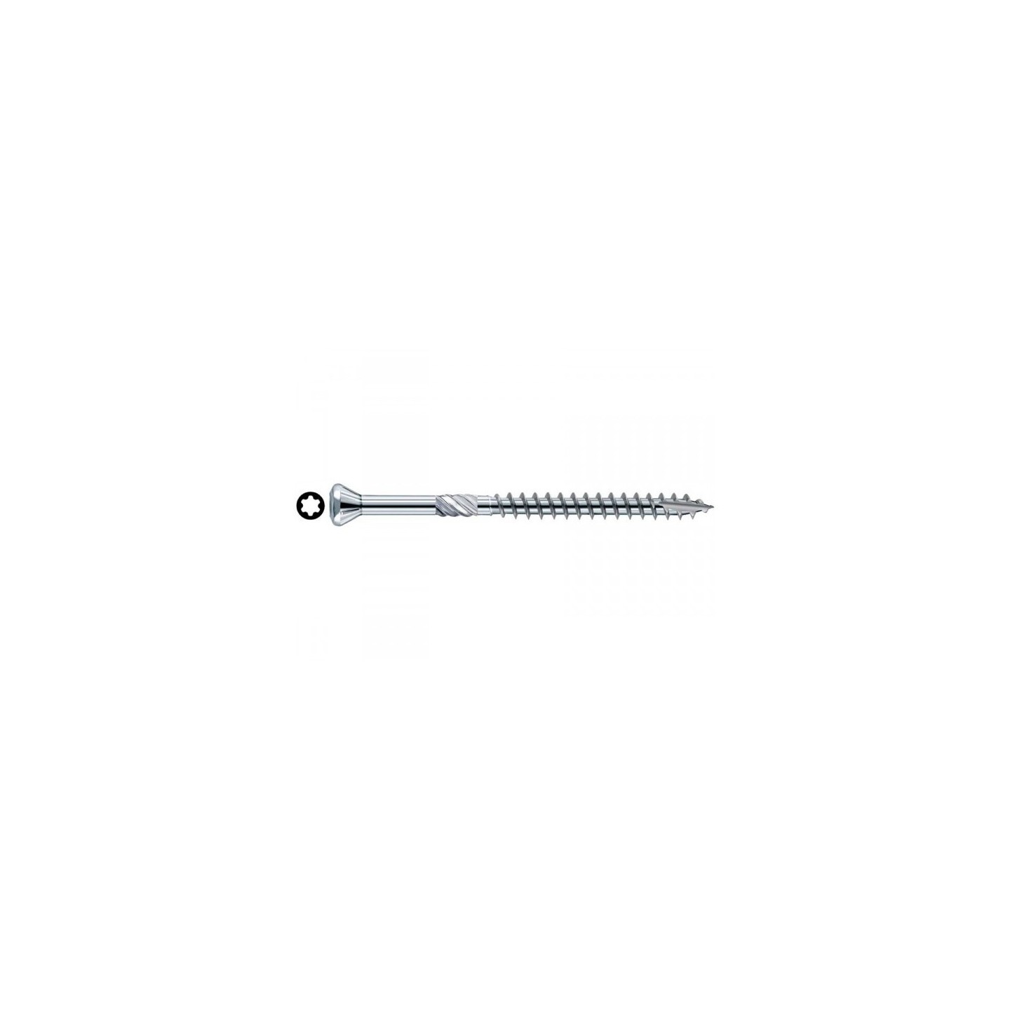 Vis à Bois DECK / Vis Terrasse Inox Autoforeuse Empreinte TORX à tête réduite + Embout Offert