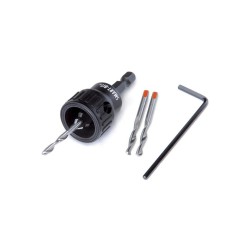 Kit Outils de préperçage et fraisage Cobra SmartBit 10 pour Terrasse Bois : mèche + gabarit pour vis de 5mm