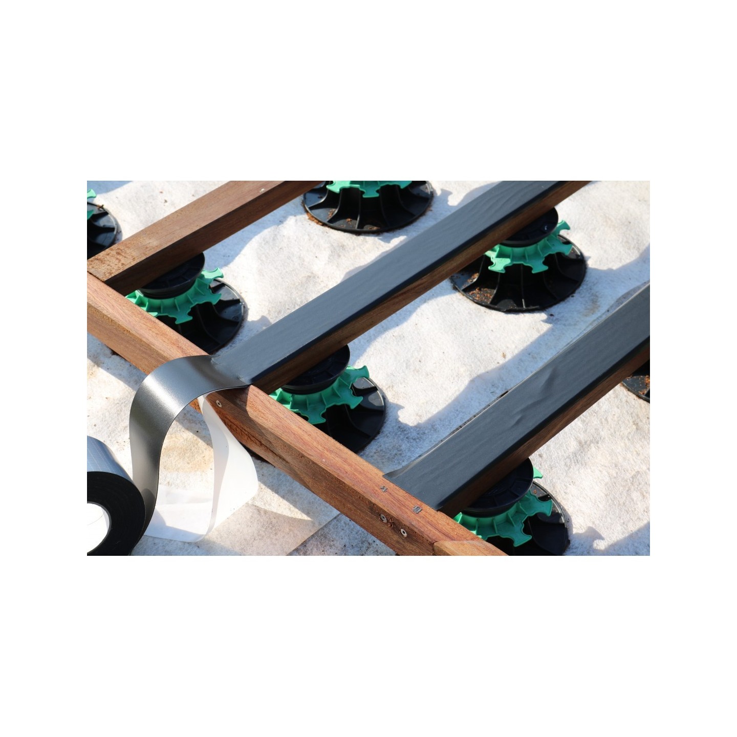 Rouleau Bande de Protection Lambourde pour Terrasse Jouplast 7.7 cm x 20 m